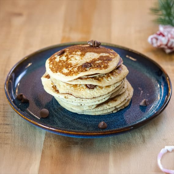 Chocolate Chip Protein Pancakes