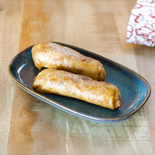 Rice Paper Biscoff Apple Pies
