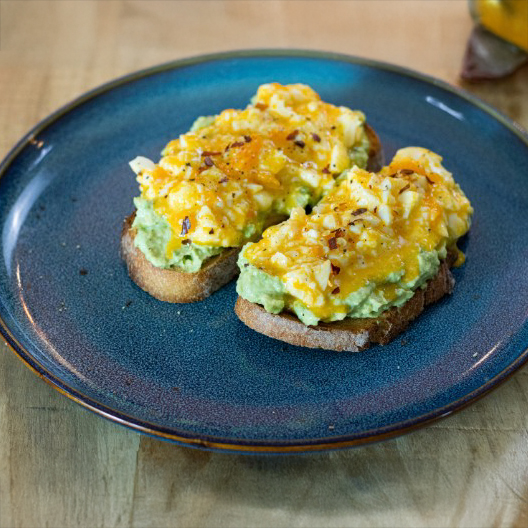 Creamy Egg Mayo Avocado Toast