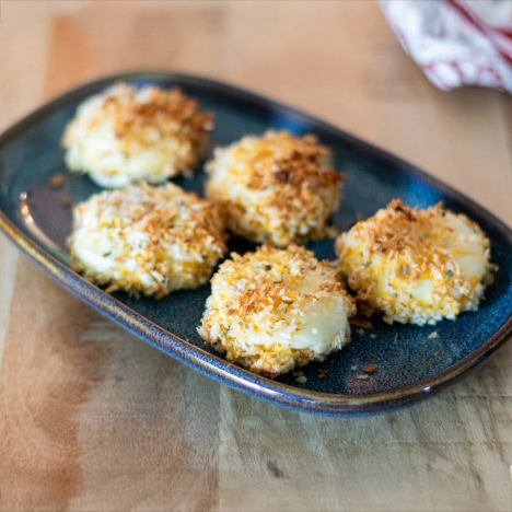 Crispy Air-Fried Cheese Bites