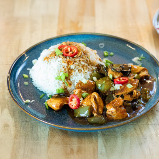 Teriyaki Chicken with Roasted Veg