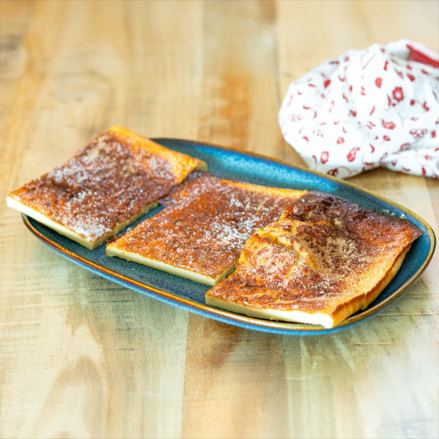 Cinnamon Roll Baked Sheet Pancake