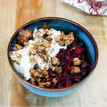 Berry & Apple Breakfast Crumble