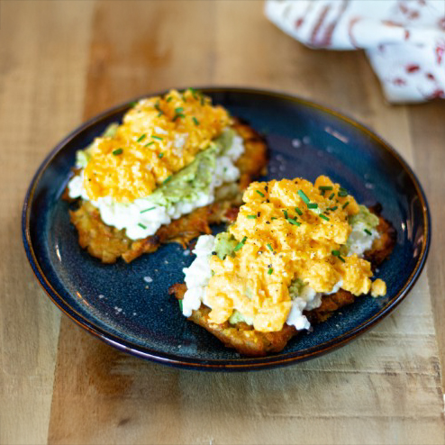 Crispy Parmesan Hashbrown Tacos