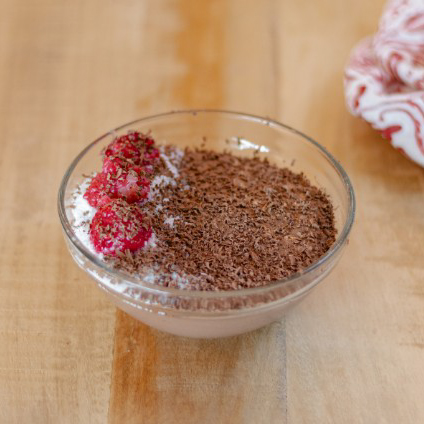 Silken Tofu Chocolate Mousse Bowls