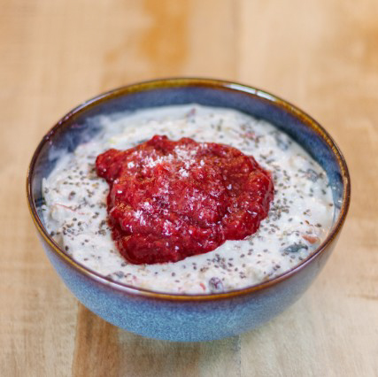 Apple & Strawberry Bircher Muesli
