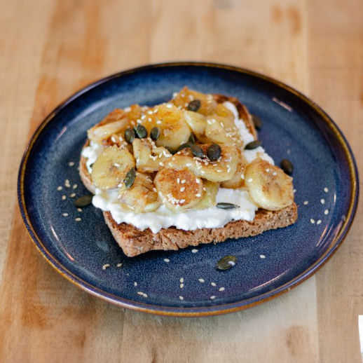 Caramelised Banana Toast