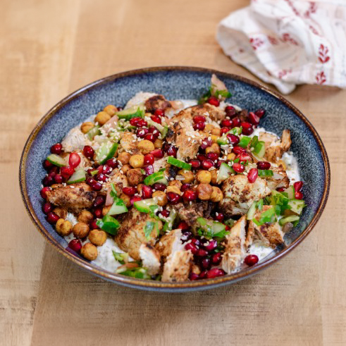 Spiced Cauliflower & Chickpea Bowls