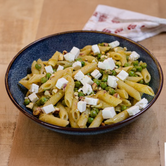 Creamy Pea & Pesto Pasta