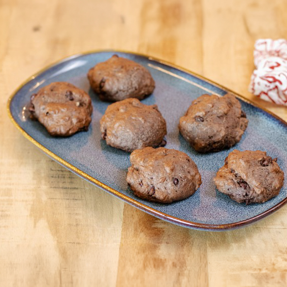 Chocolate Cottage Cheese Donut Holes